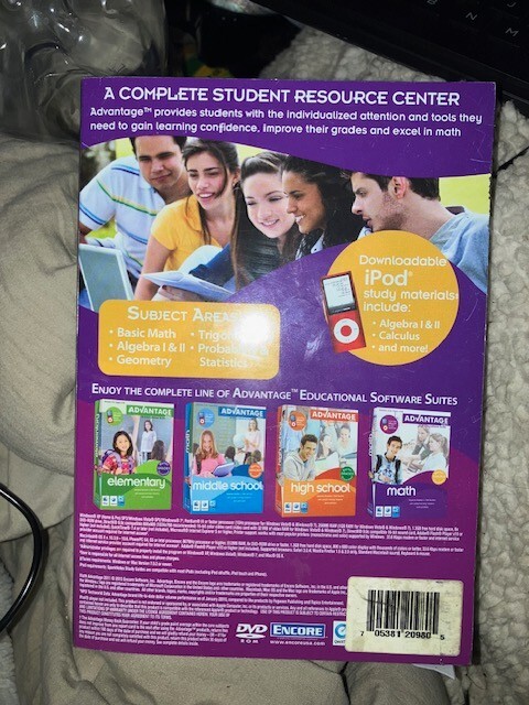 Math Advantage 2011 (Mac and Windows, 2011) *new,sealed*