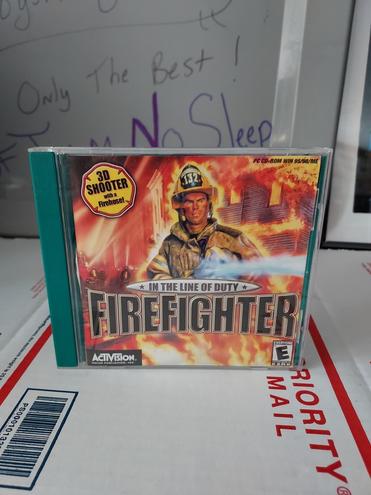 FireFighter: In the Line of Duty PC CD put out extinguish,rescue Game Rare #175b