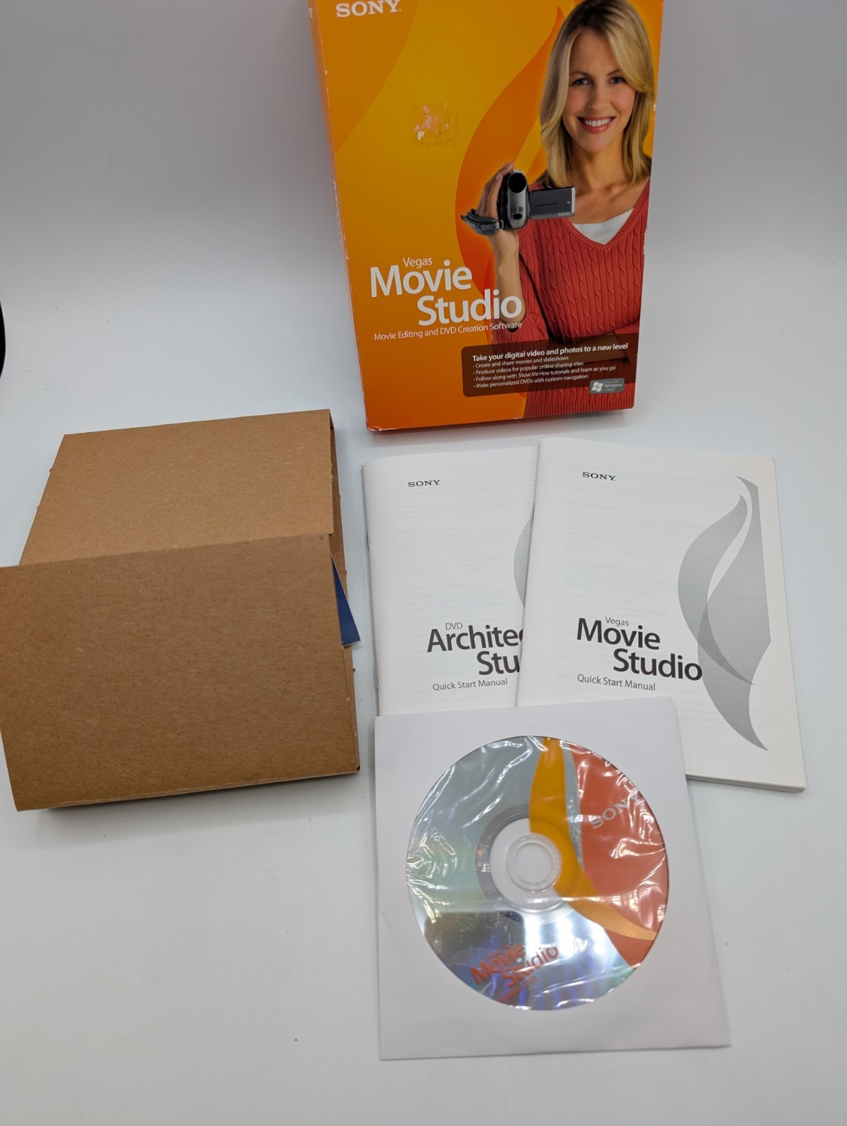 SONY Vegas Movie Studio Video Editing & DVD Creation Windows Vista Software