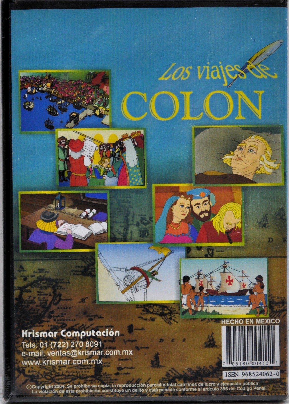NEW Los viajes de Colon – CD-ROM – 2002 – Spanish – Educational – Mexico