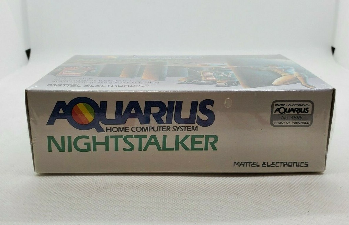 MATTEL VINTAGE SEALED AQUARIUS 4595 COMPUTER SYSTEM SOFTWARE CARTRIDGE *UM