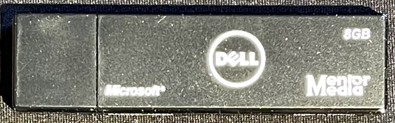 Dell Media Mentor 8GB Windows 10 64Bit Recovery Media USB Thumb Drive / RCX30