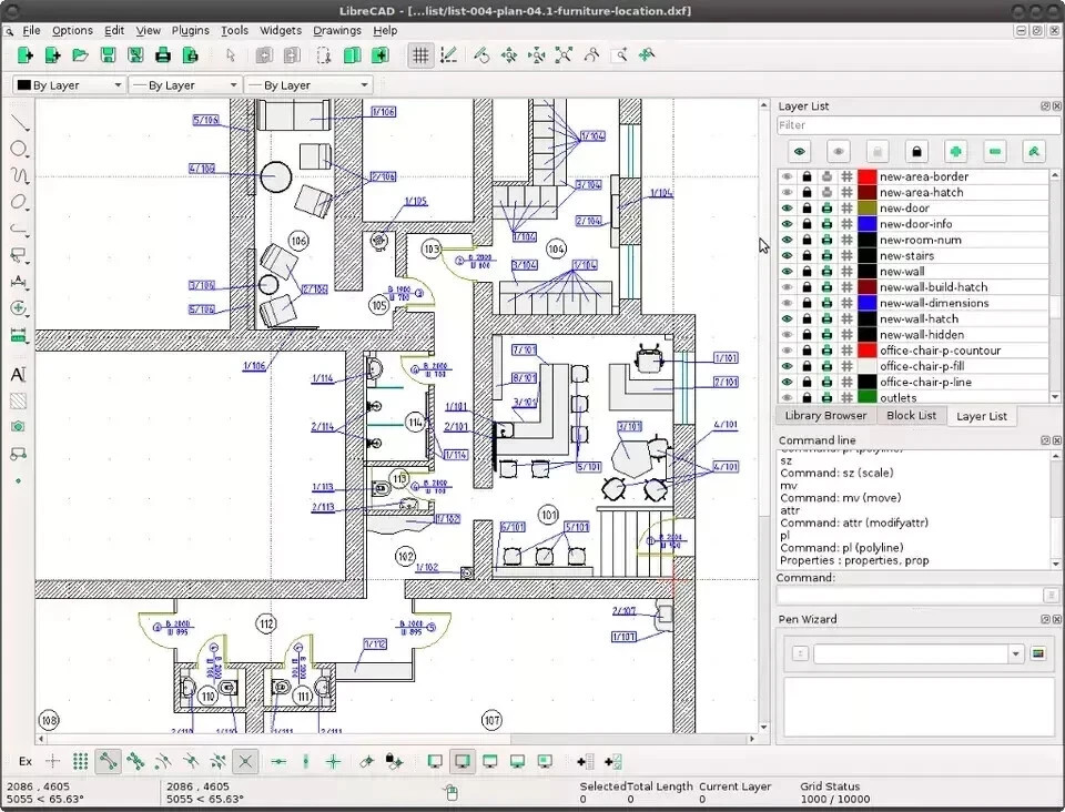 Libre CAD 2D 2025 Design Software for Windows ~ PDFs, Install Guide, Manual ~ CD