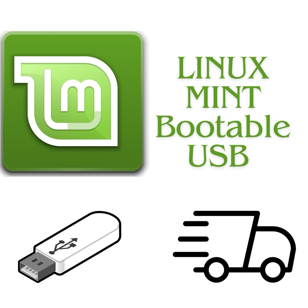Linux Mint LMDE 7 Cinnamon Linux Bootable Live USB Flash Drive 64Bit Installer