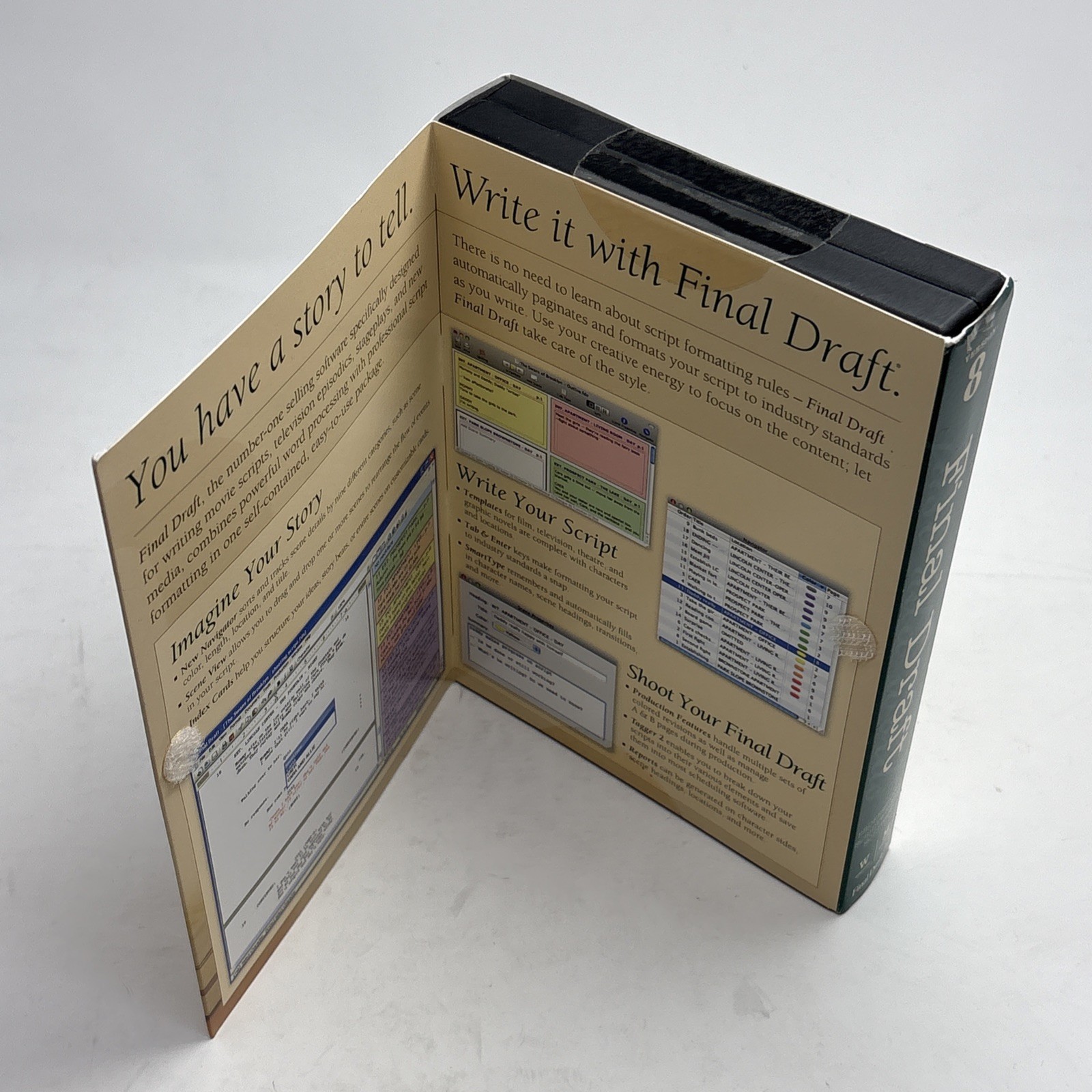 Final Draft Professional Scriptwriting Software Version 8 MAC Windows PC CD 2009