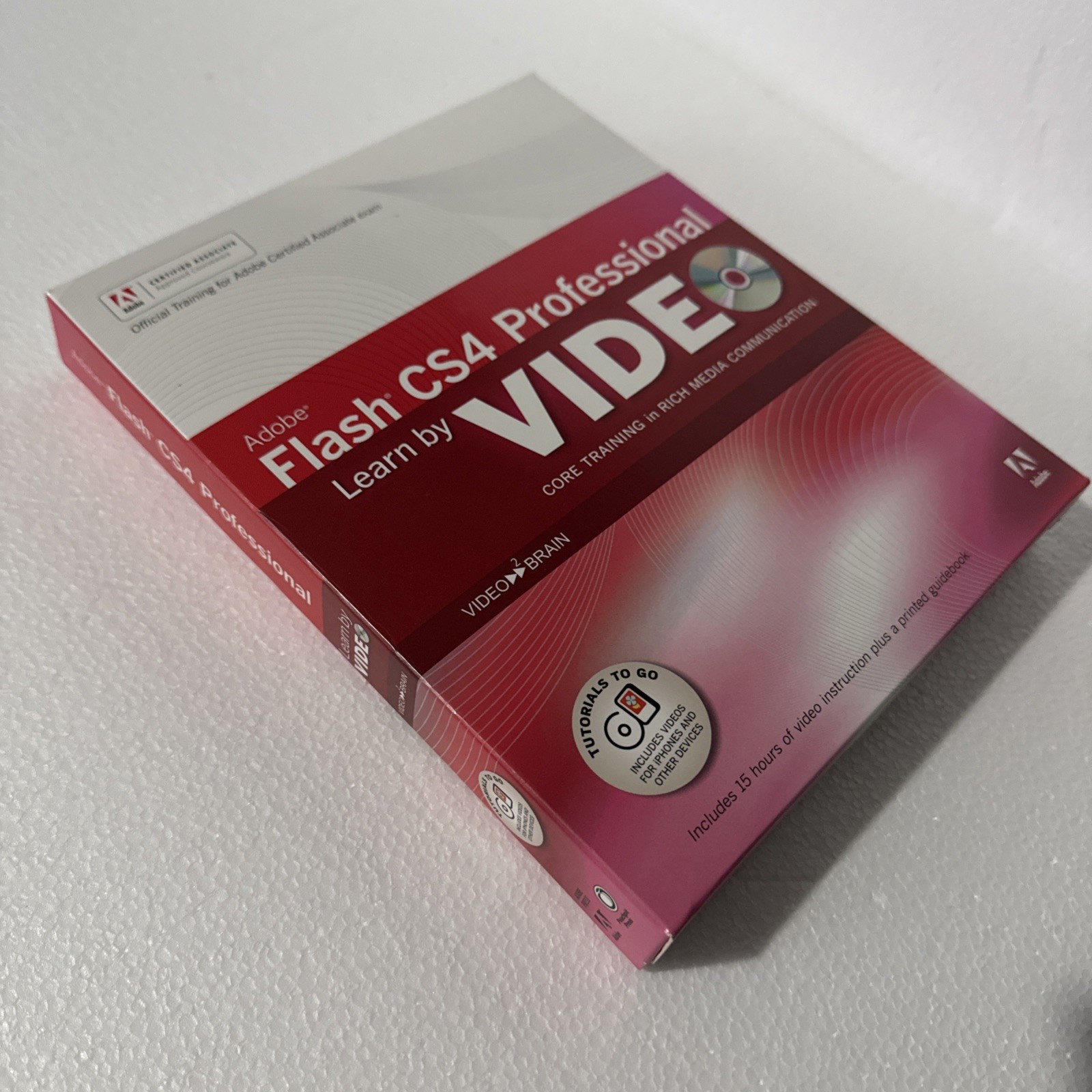 Adobe Flash CS4 Professional Learn By Video Plus Guidebook 2010 Digital Training