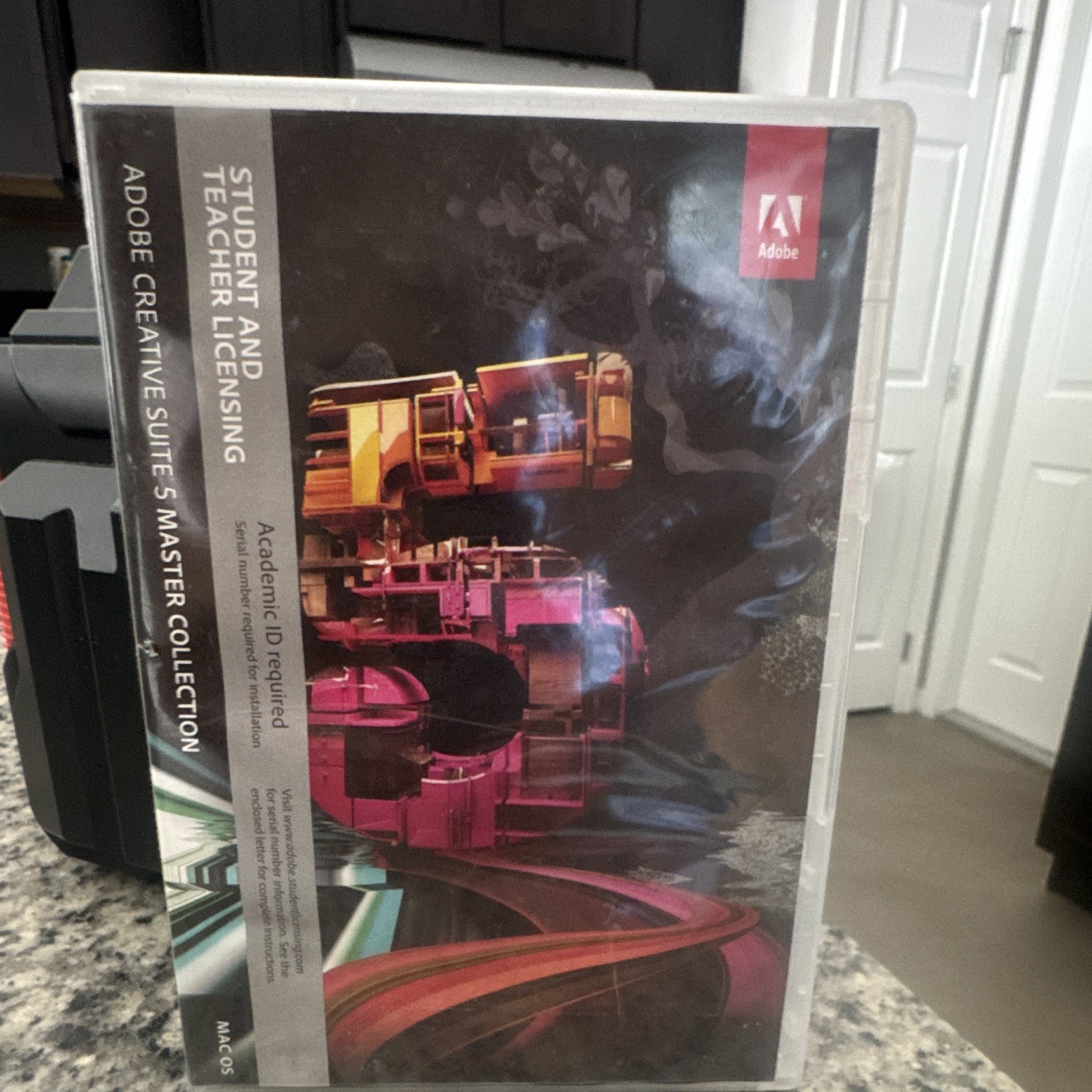 Adobe CS5 Master Collection Academic License Mac OS DVD Software, English