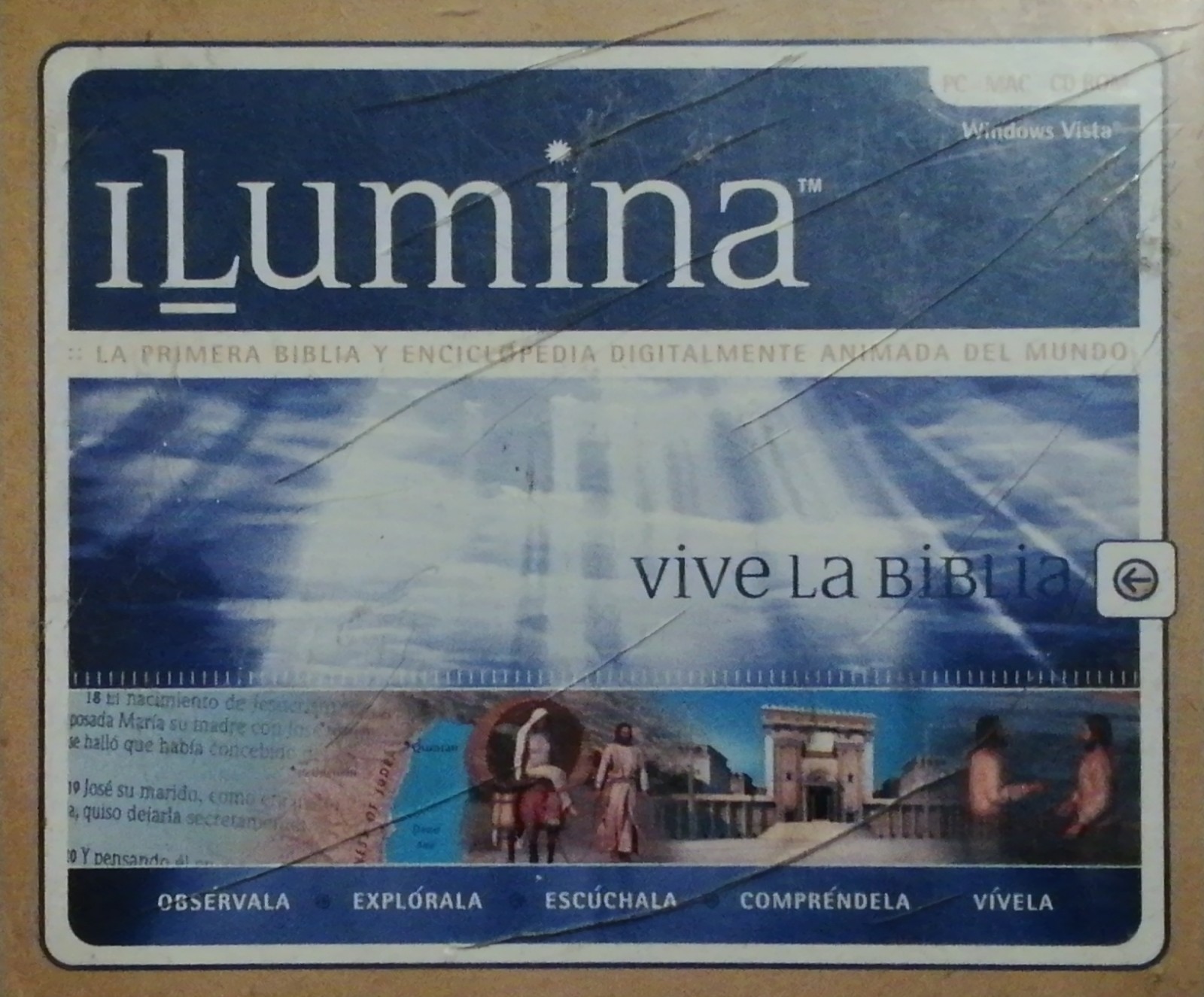 iLumina, Vive La Biblia pc Cd Rom Windows/Mac 4 CD Rom Set By Grupo Nelson, VGD