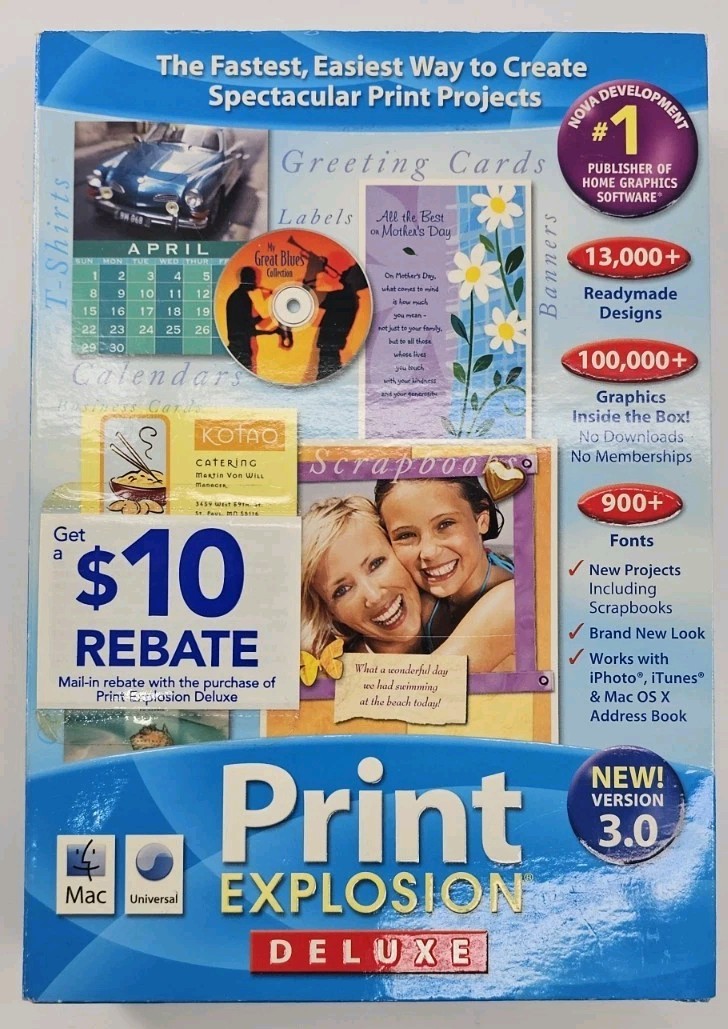 Nova Development Print Explosion Deluxe 3.0 (Retail) (1 User/s) – Full…