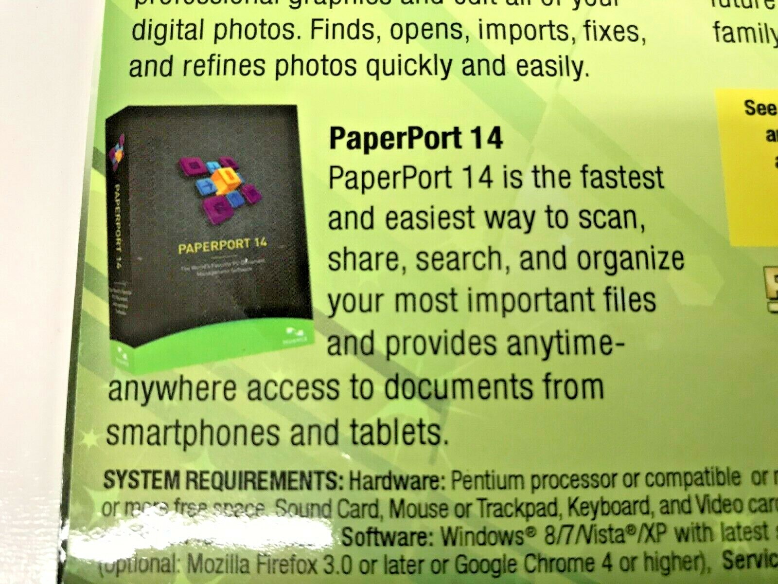 Organize and Create Software Suite – Image Broadway – Family Tree – Paperport 14