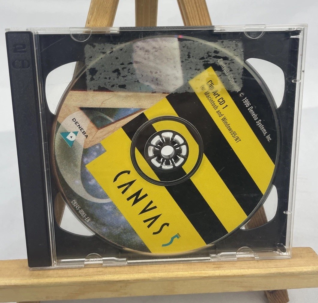 DENEBA Canvas Draw 5.0 Mac OS/ Windows 95NT Image Design Illustration POWER PC