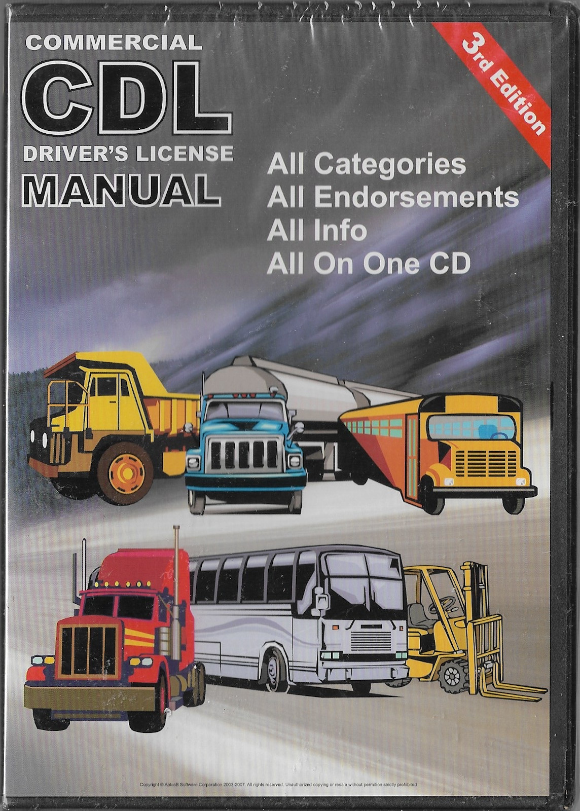 Commercial Driver’s License CDL Manual by Aplusb for PC 3rd Edition