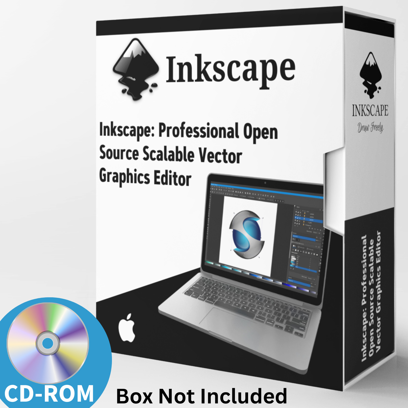 Inkscape Pro Illustrator – Vector Graphic Design Software for MAC on CD-ROM