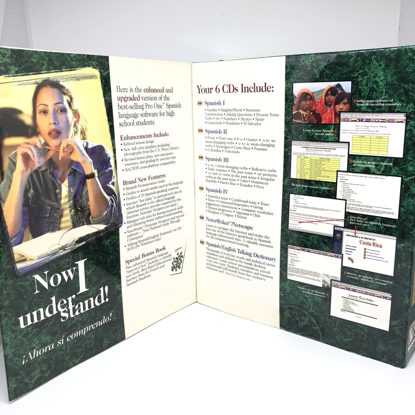 Pro One Sofsource Spanish 6 CDs Tutor In A Box Brand New Sealed