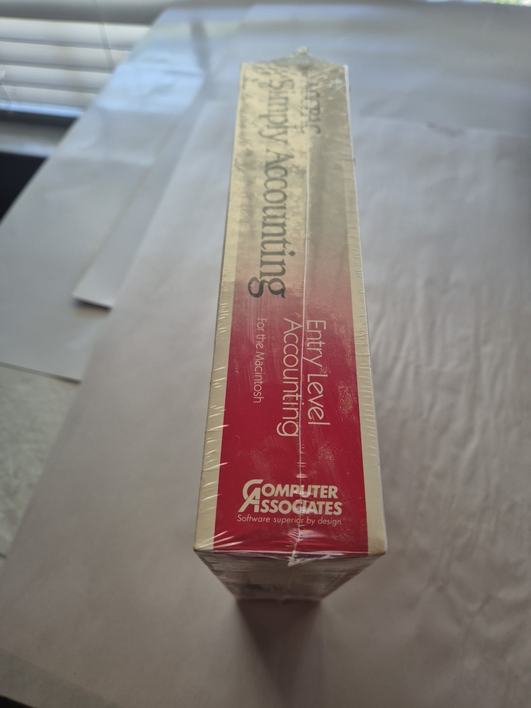 ACCPAC Simply Accounting for Windows, Computer Associates, 1991 Demo Copy SEALED