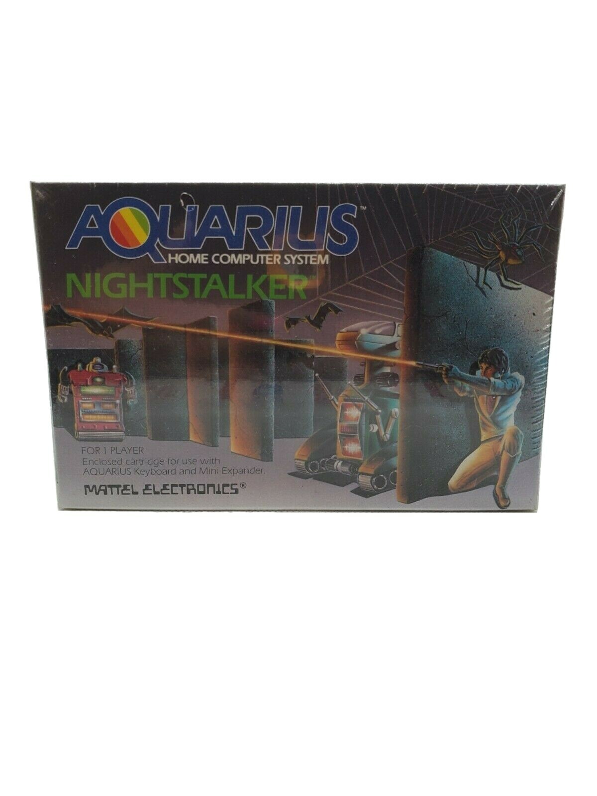 MATTEL VINTAGE SEALED AQUARIUS 4595 COMPUTER SYSTEM SOFTWARE CARTRIDGE *UM