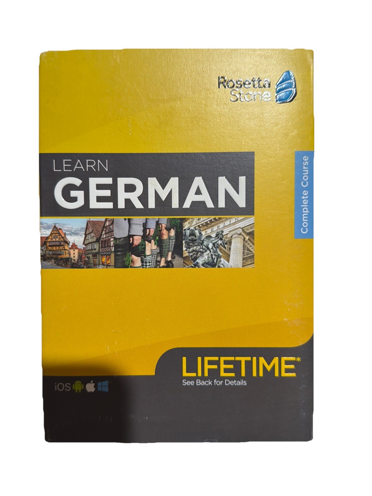 Rosetta Stone Learn German Complete Course Lifetime Online Access free shipping