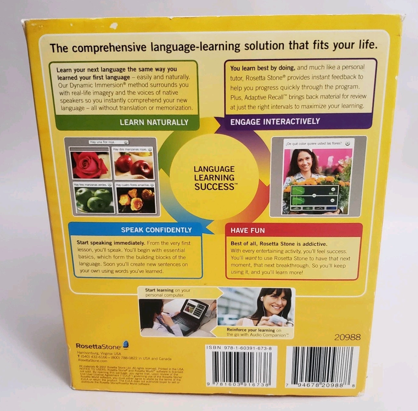 ROSETTA STONE ESPANOL Level 1, 2, & 3 Spanish Interactive Software CD’s
