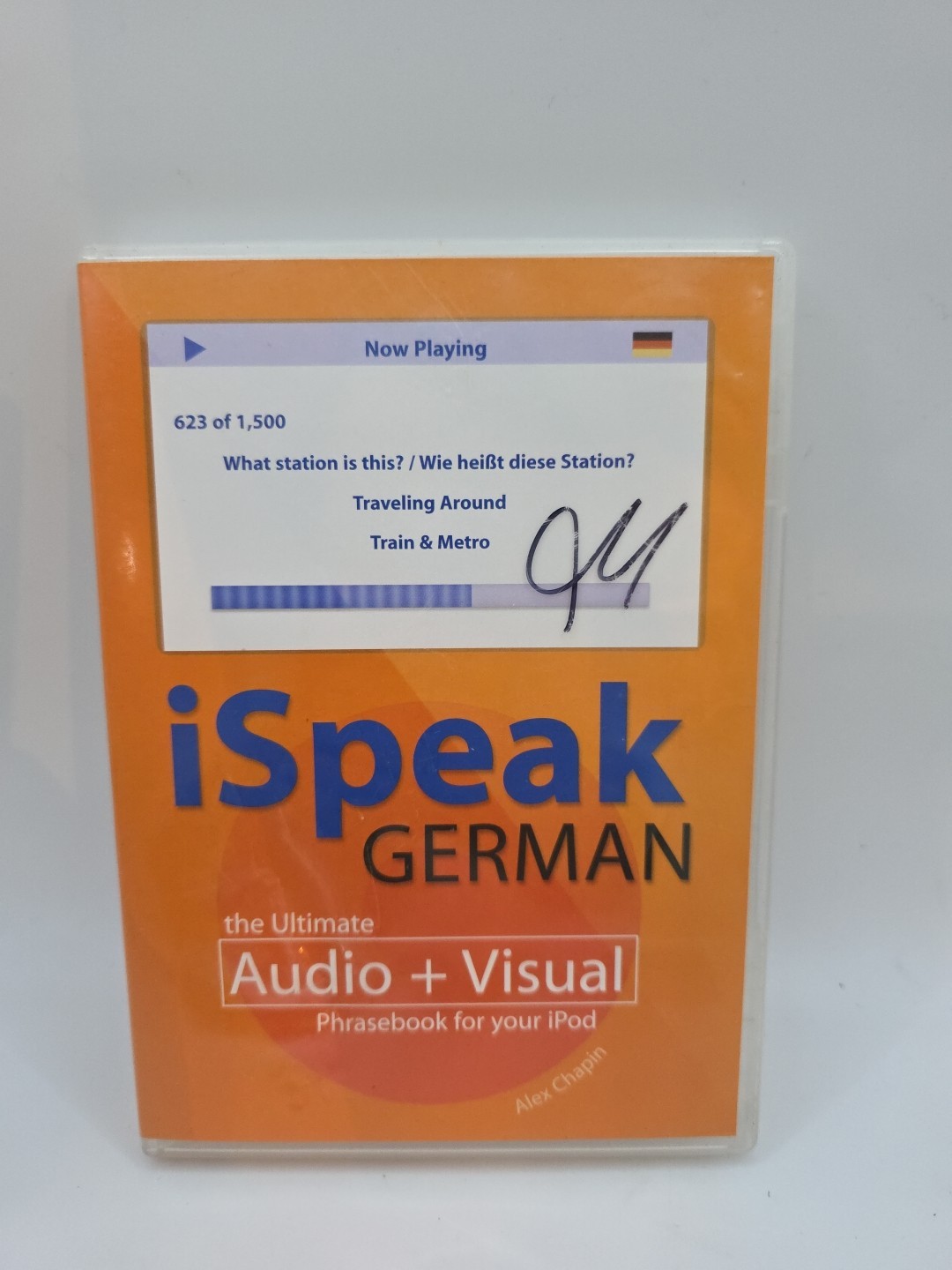 iSpeak German Phrasebook MP3 CD For Your Ipod Audio + Visual 2007 Booklet