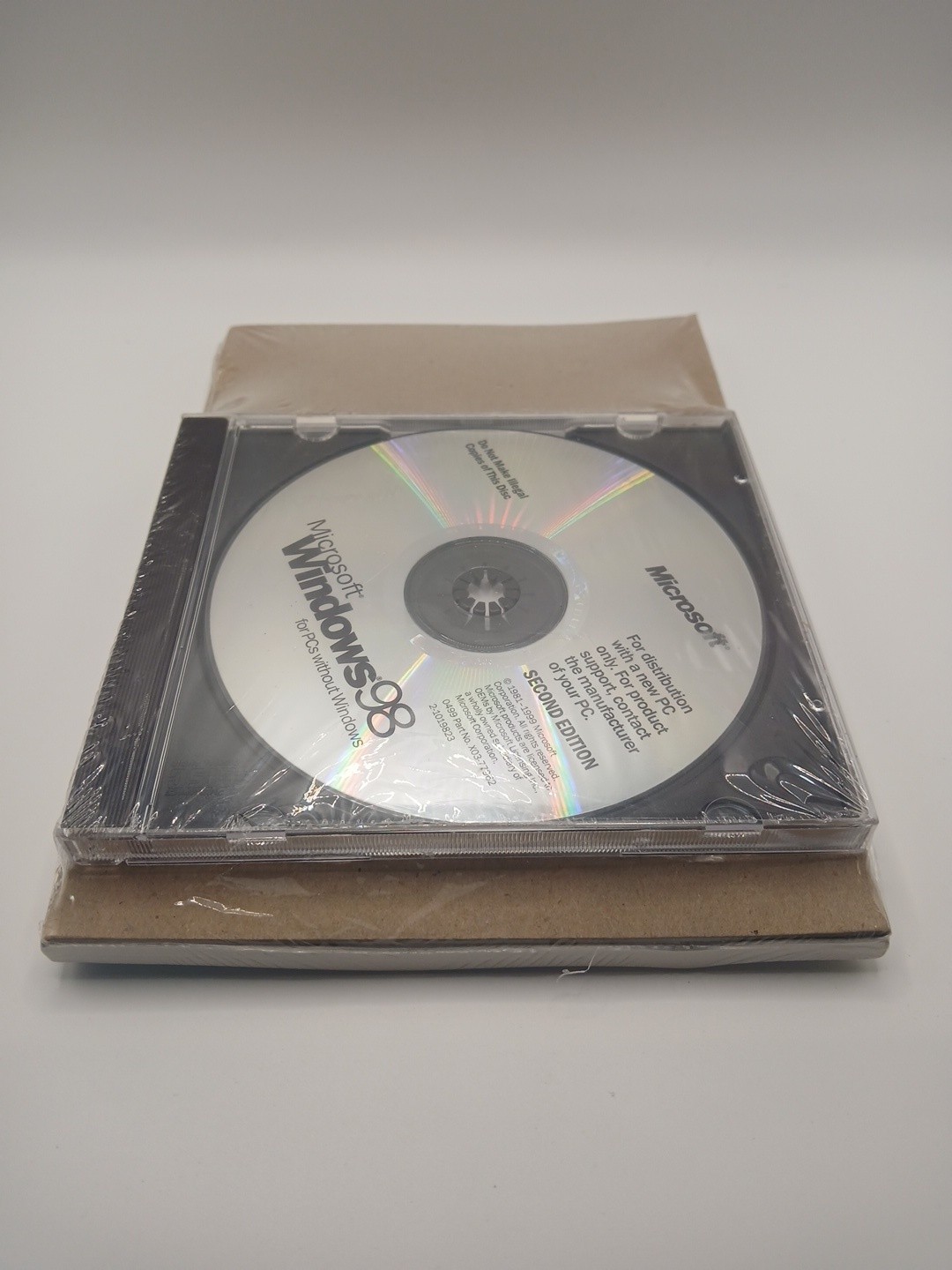 Sealed Microsoft Windows 98 Second Edition SE + Plus! (Read Description)