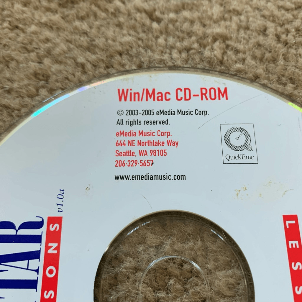 eMedia Beginner Guitar Lessons Win/Mac CD-ROM 2003-2005