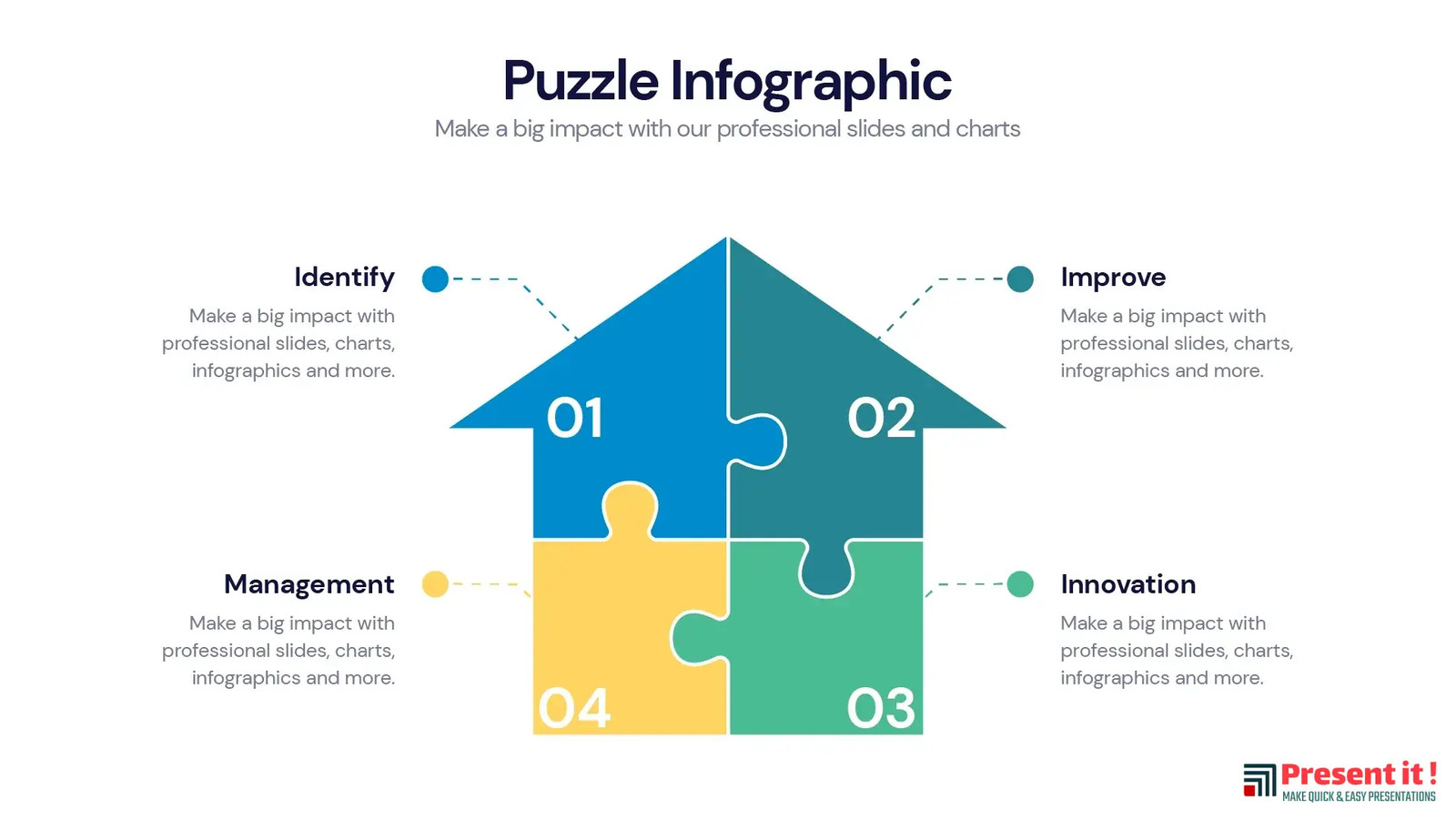 Puzzle Infographic Templates & Slides