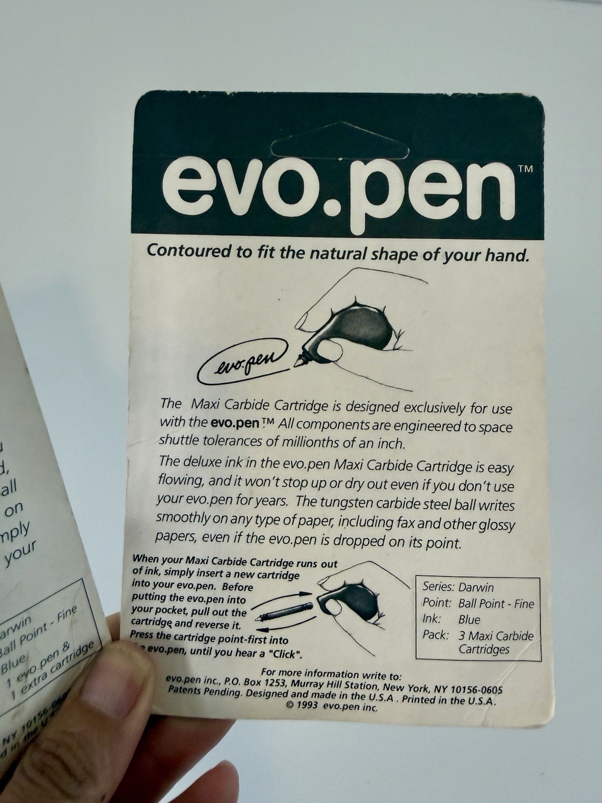 Vintage EvoPen for Arthritis with Replacement Cartridges New In Package