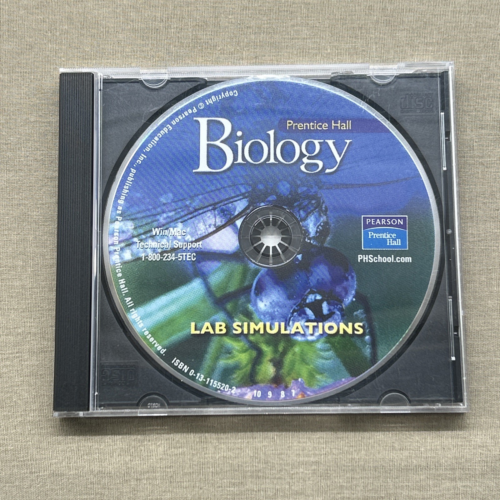 Pearson Prentice Hall Biology – Lab Simulations (PC CD-ROM 2003 Win/Mac) Science
