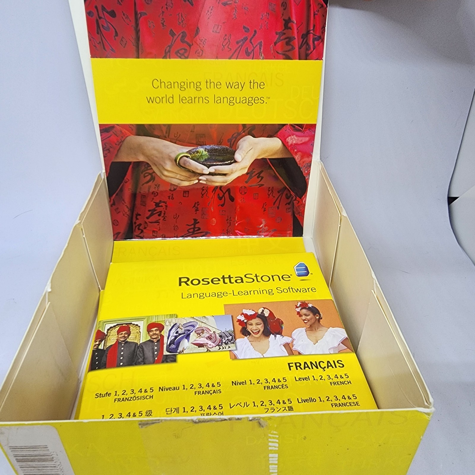 Rosetta Stone French Level 1-5 for PC, Mac Francais NO Headphones/Digital Code..