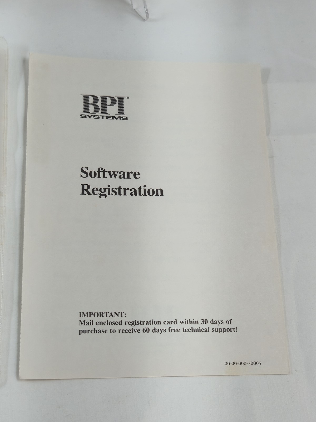 BPI Entry Series General Accounting Software for Apple Macintosh Vintage Floppy