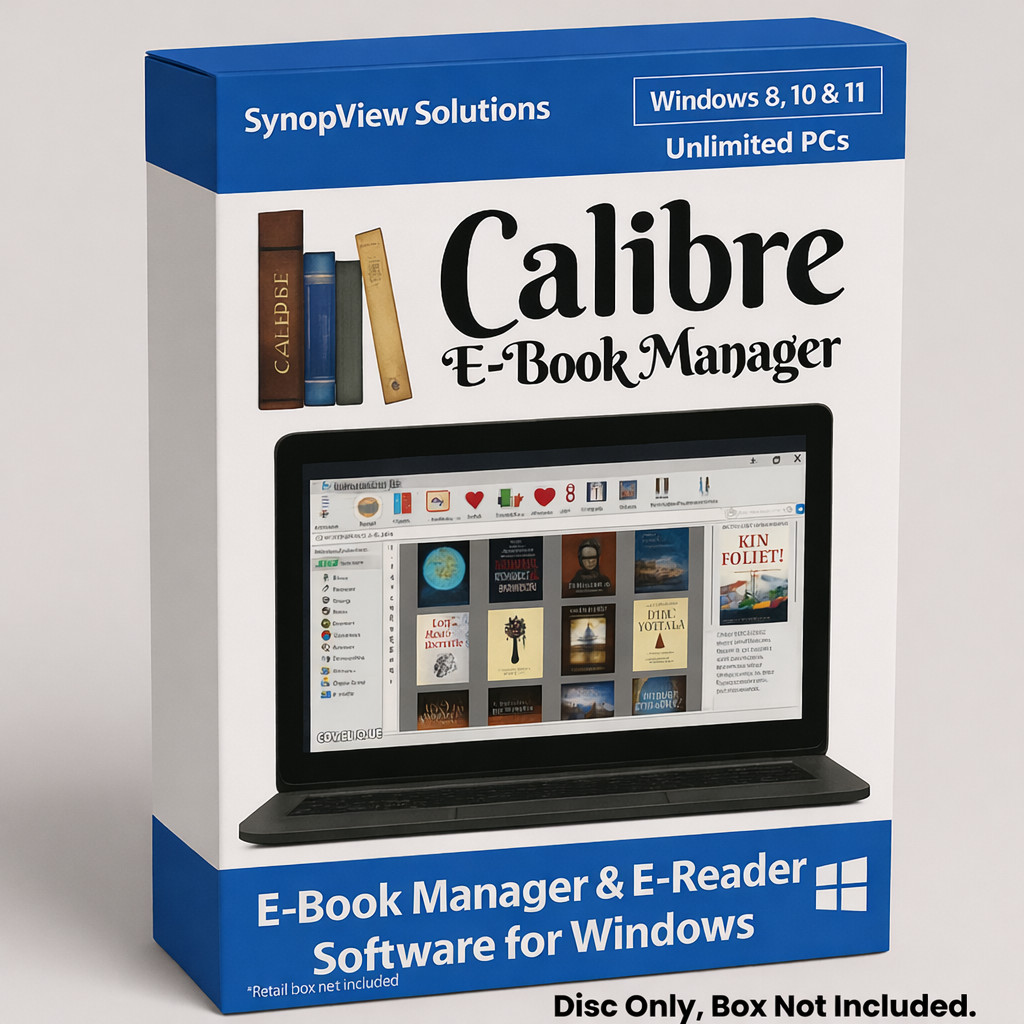 Calibre E-Book Manager & E-Reader Software 2026 for Windows on USB