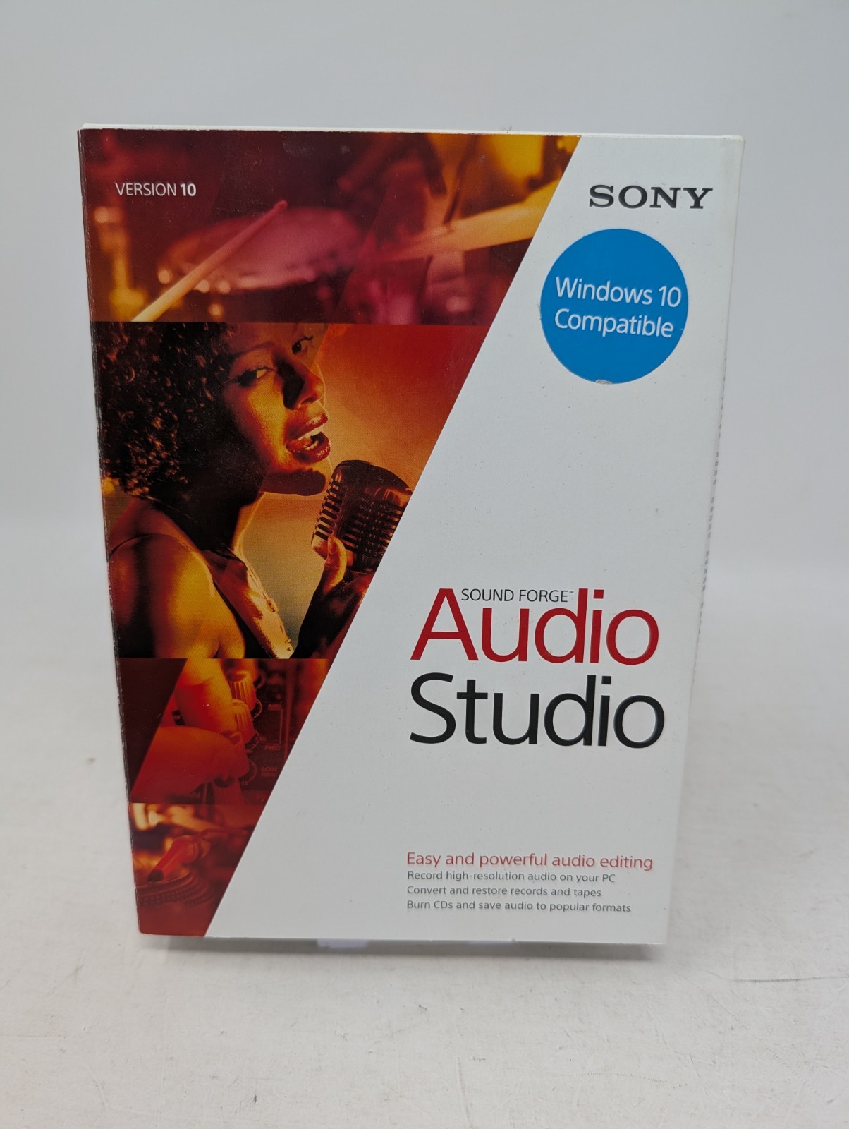 SONY Sound Forge AUDIO STUDIO Version 10 – Windows 10+, DVD Software