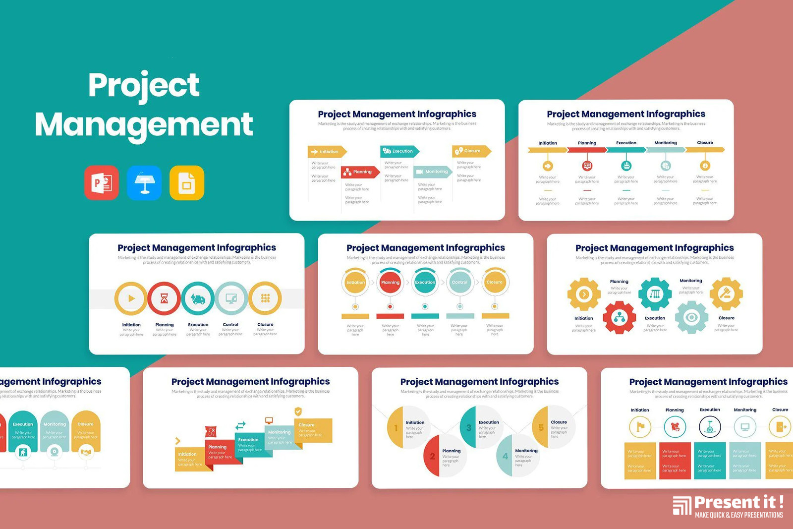 Project Management Infographics Templates