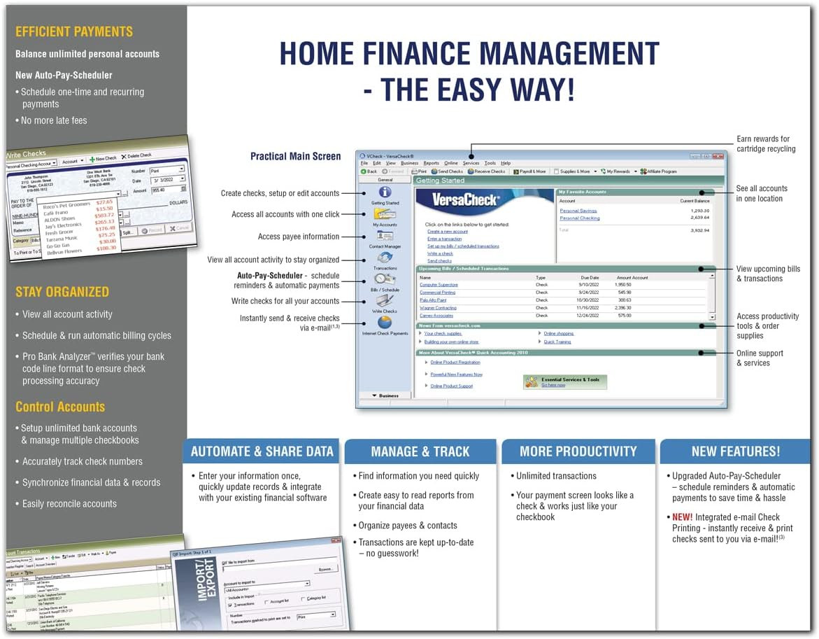 X1 Silver 2023 – Personal Finance and Check Creation Software