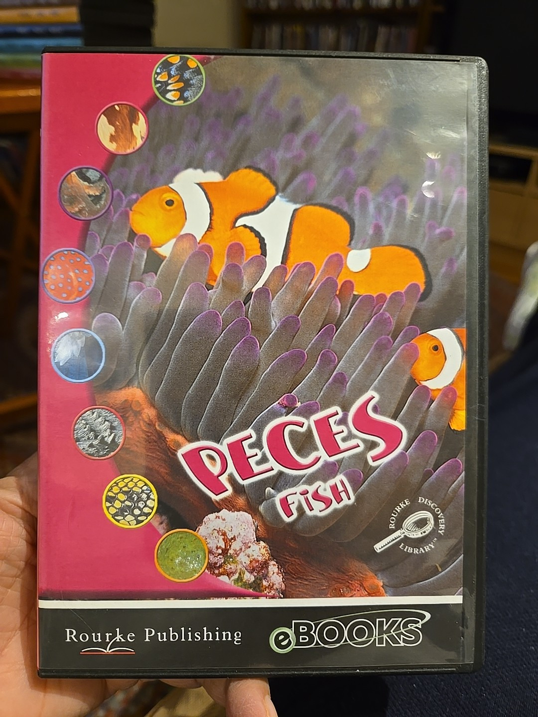 PECES (fish) Bilingual (CD-Rom, 2008, Windows/Mac, Rourke) E-book – New!