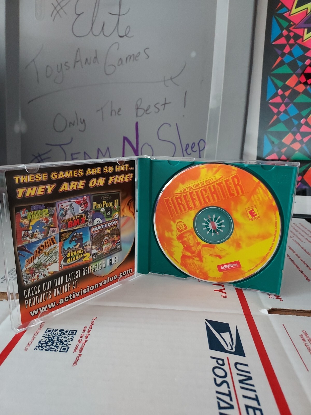 FireFighter: In the Line of Duty PC CD put out extinguish,rescue Game Rare #175b