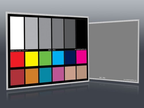 DGK Color Tools DKC-Pro 5″ x 7″ Set of 2 White Balance and Color Calibration …
