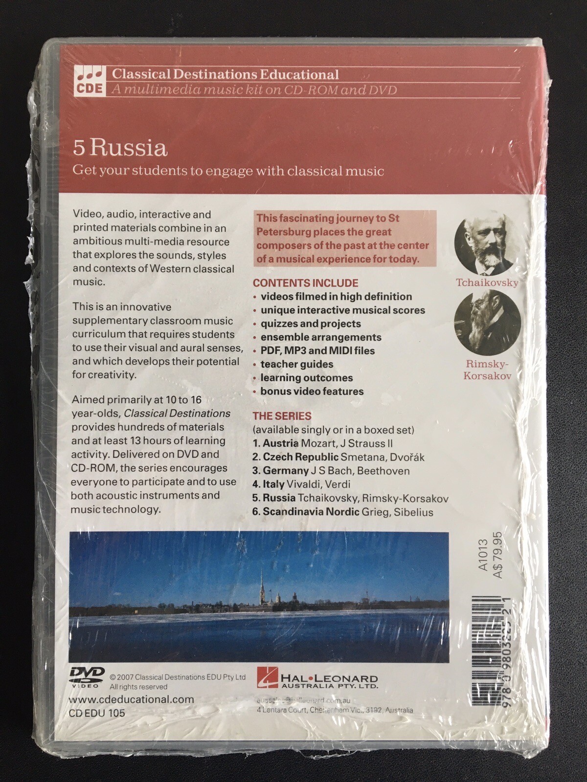 Classical Destinations Educational: Russia (CD ROM & DVD) New & Sealed.