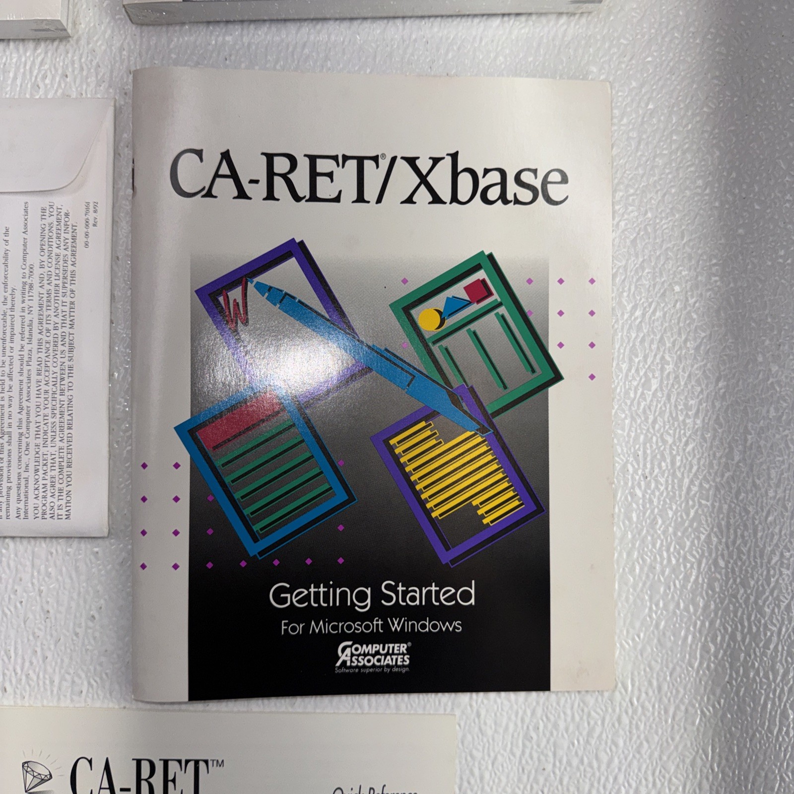 Vintage CA-Ret/ Xbase Visual Report Writer Computer Associates Rare