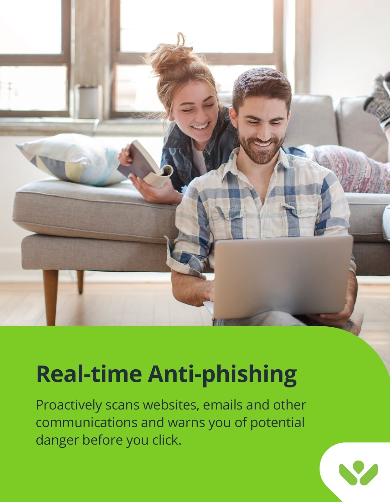 Webroot Antivirus Software 2026 | 3 Device | 1 Year PC/Mac Antivirus, green