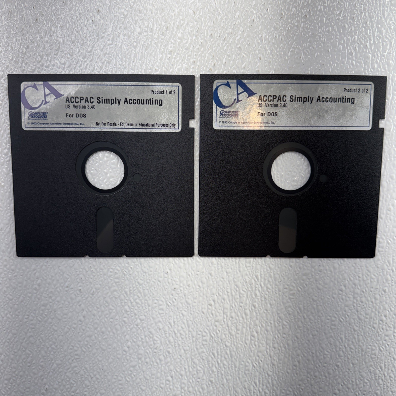 ACCPAC Simply Accounting for Windows Computer Associates 1991 Demo Copy OPENED