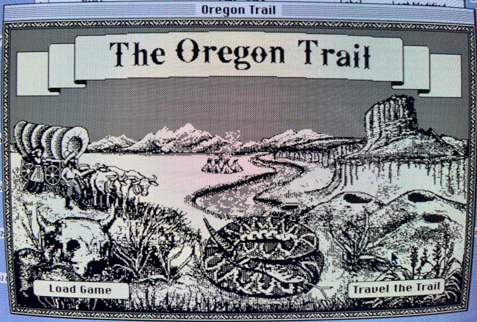 OREGON TRAIL – Early Mac Games on Floppy Disks: Retro / Vintage Software 🍎➕🍏