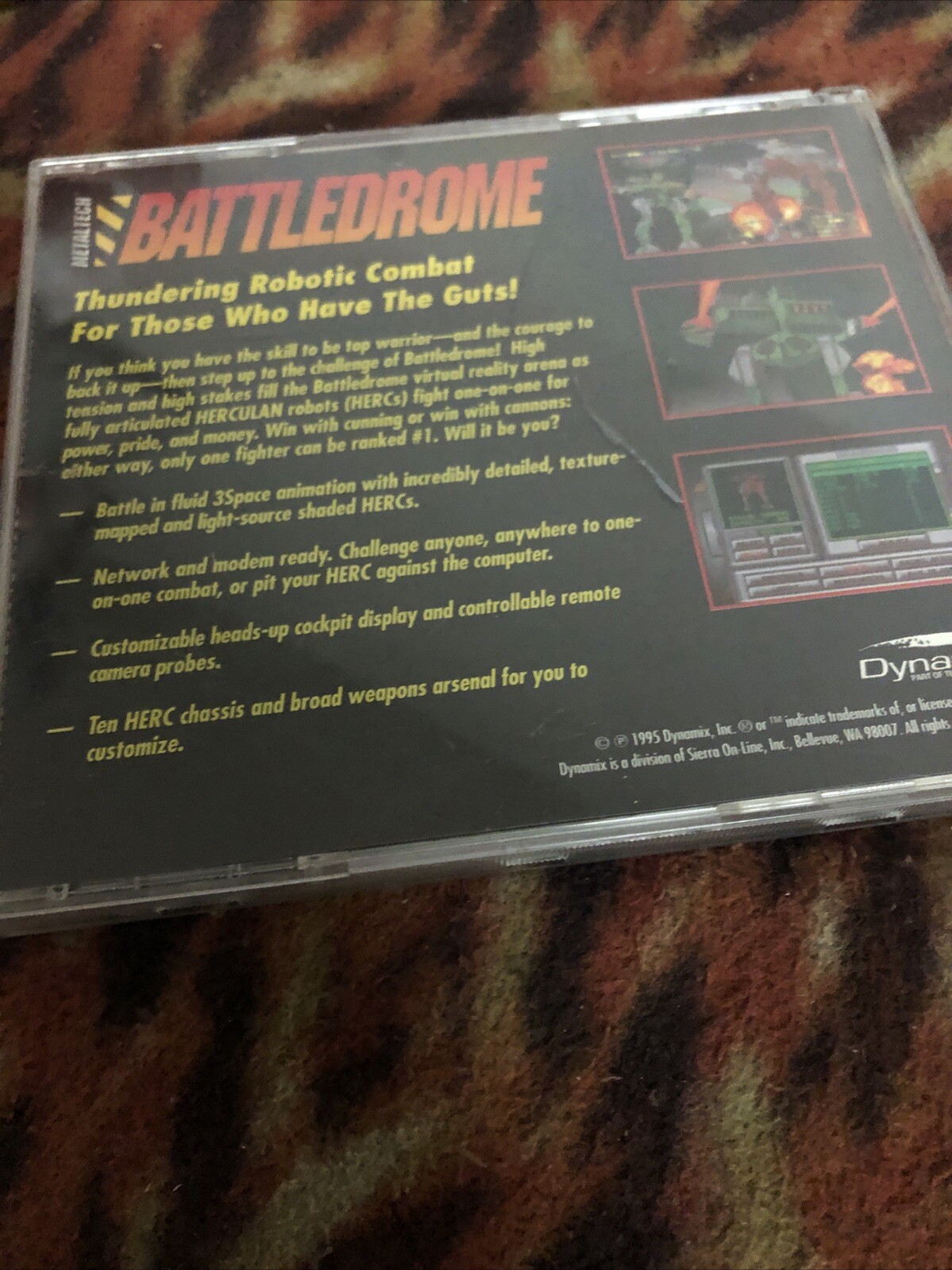 Battle Drone Mechwarrior 2 Mercenaries Heavy Gear 1990s Mech Game Lot Vintage