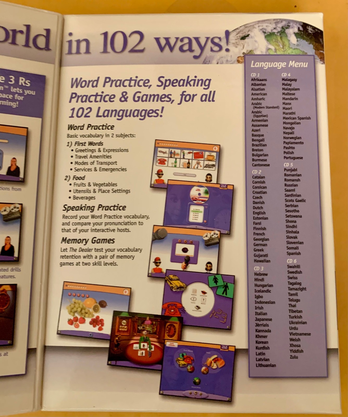 Topics Entertainment Instant Immersion 102 Languages (CD) PC, Mac NEW Open Box