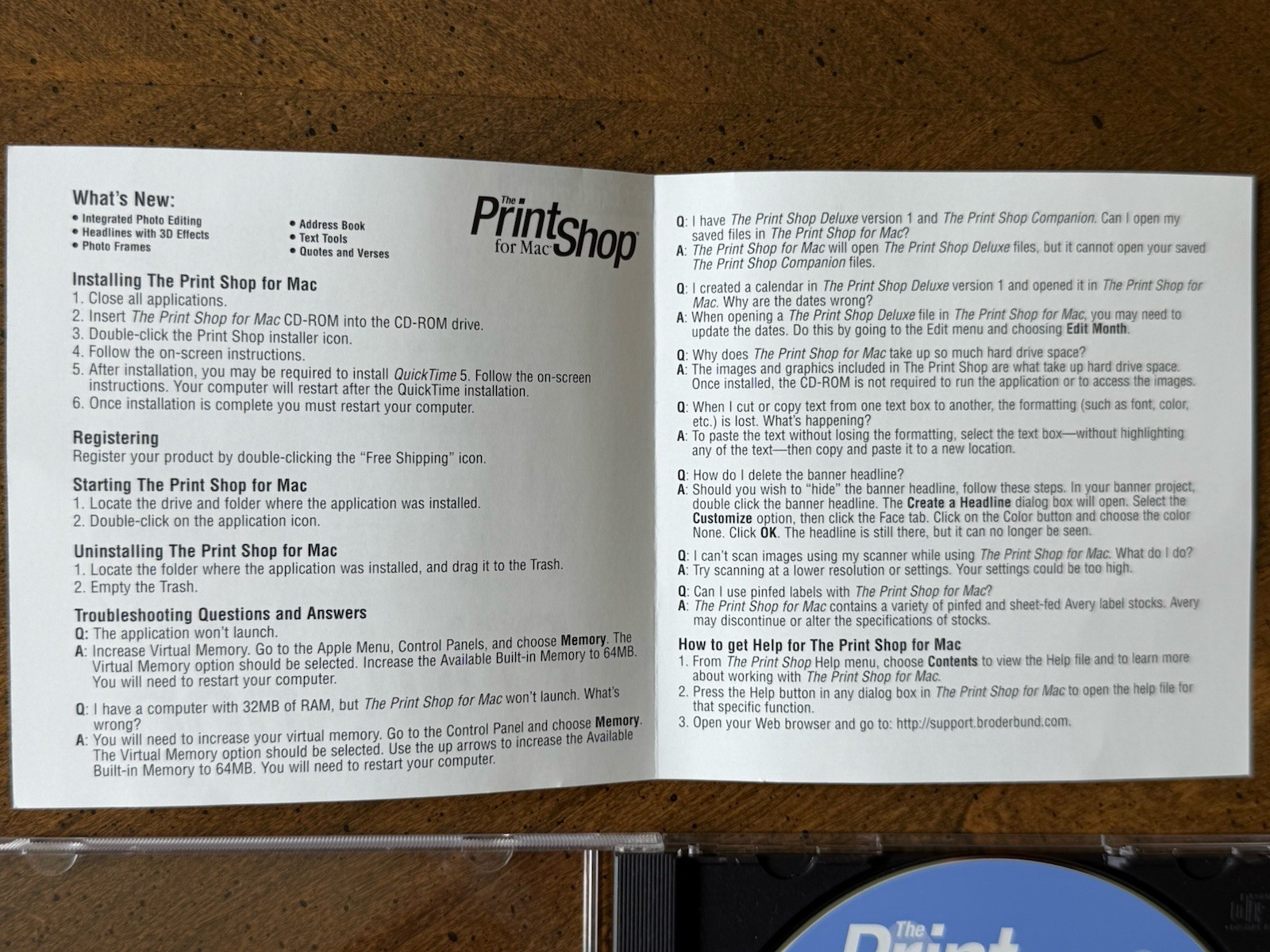 The Print Shop For Mac By Broderbund 2002