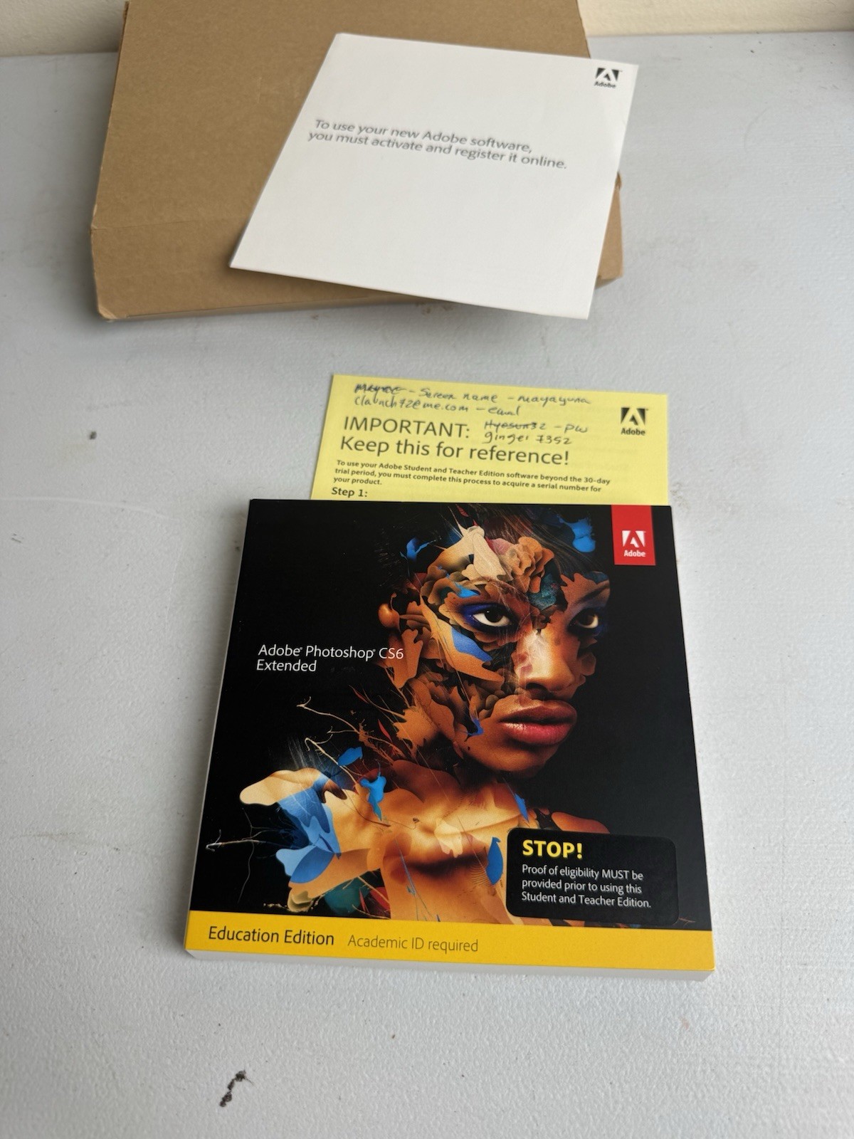 ADOBE PHOTOSHOP CS6 EXTENDED (FOR MAC OS) student & teacher edition