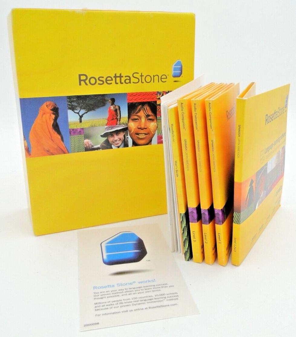 Rosetta Stone Spanish (Latin America) Version 3 Level 1-3 Español
