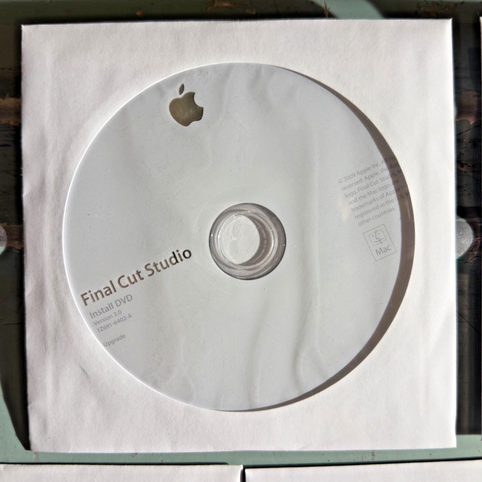 Apple Final Cut HD Studio Upgrade (Studio 3 Upgrade) MB643Z/A FCP Motion DVD SP