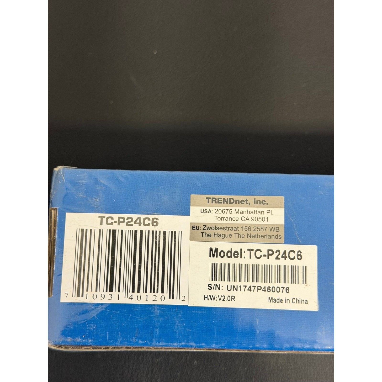 TRENDnet 24-Port Cat6 Patch Panel – TC-P24C6 (New)