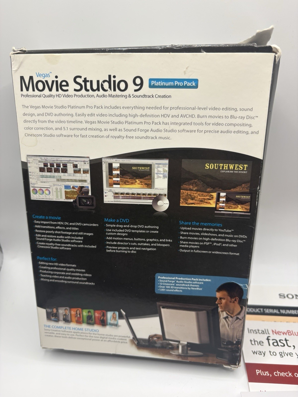 Sony Vegas Movie Studio 9 Platinum Edition Video & Soundtrack Software